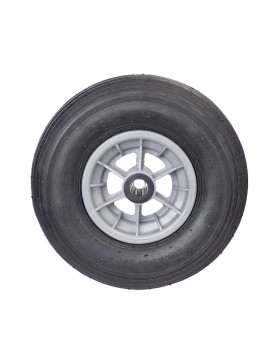 Wheelbarrow wheel INFLATED DIAMETER 325 MM LOAD 125 KG FOR AXLE OF 25 MM - S1006P 6 INCHES R25/74
