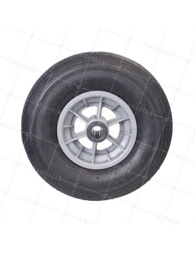 ROUE DE BROUETTE GONFLÉ DIAMÈTRE 325 MM CHARGE 125 KG POUR AXE DE 25 MM - S1006P 6 POUCES R25/100
