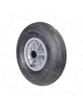 WHEELBARROW WHEEL INFLATED DIAMETER 325 MM LOAD 125 KG FOR AXLE OF 30 MM - S1006P 6 INCHES L30/74 • Caujolle