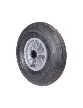 ROUE DE BROUETTE GONFLÉ DIAMÈTRE 325 MM CHARGE 125 KG POUR AXE DE 30 MM - S1006P 6 POUCES L30/74