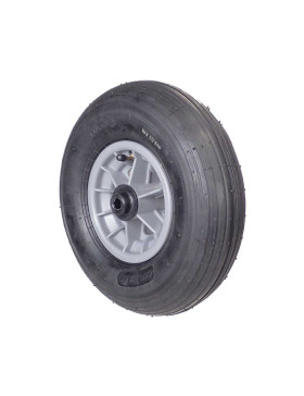ROUE DE BROUETTE GONFLÉ DIAMÈTRE 325 MM CHARGE 125 KG POUR AXE DE 14 MM - S1006P 6 POUCES L14/100