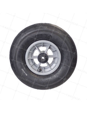 ROUE DE BROUETTE GONFLÉ DIAMÈTRE 325 MM CHARGE 125 KG POUR AXE DE 14 MM - S1006P 6 POUCES L14/100