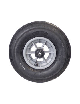 ROUE DE BROUETTE GONFLÉ DIAMÈTRE 325 MM CHARGE 125 KG POUR AXE DE 14 MM - S1006P 6 POUCES L14/100