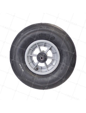 ROUE DE BROUETTE GONFLÉ DIAMÈTRE 325 MM CHARGE 125 KG POUR AXE DE 10 MM - S1006P 6 POUCES L10/100