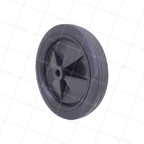 ROUE DE JOUET PVC DIAMÈTRE 140MM CHARGE 30 KG AXE 10 MM - S7300 • Caujolle
