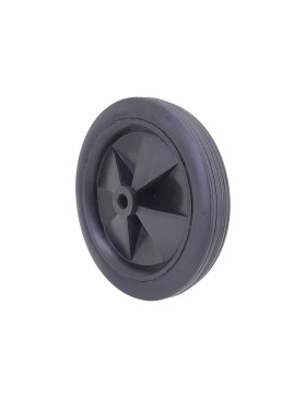 ROUE DE JOUET PVC ORANGE DIAMÈTRE 150MM CHARGE 30 KG AXE 10 MM - S7300