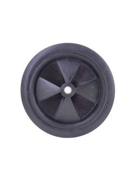 ROUE DE JOUET PVC ORANGE DIAMÈTRE 150MM CHARGE 30 KG AXE 10 MM - S7300
