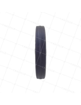 ROUE DE JOUET PVC ORANGE DIAMÈTRE 150MM CHARGE 30 KG AXE 10 MM - S7300