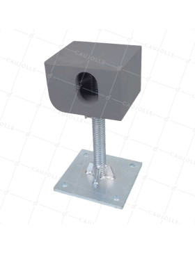 ADJUSTABLE LEVELING FOOT FOR CONTAINERS