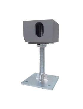 ADJUSTABLE LEVELING FOOT FOR CONTAINERS