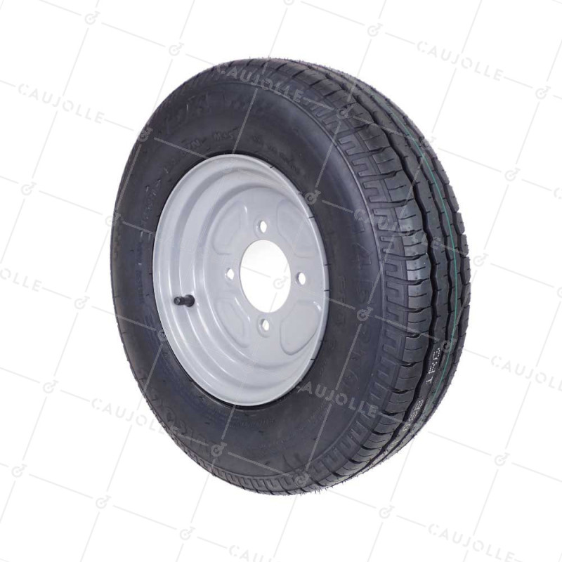 ROUE DE REMORQUE ROUTIÈRE PREMIUM DIAMÈTRE 500 MM CHARGE 475KG AXE 85 MM - S2921 145R10 G VITESSE