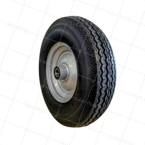 Wheel INFLATED FOR S20-1 414MM 4PR RB25 • Caujolle