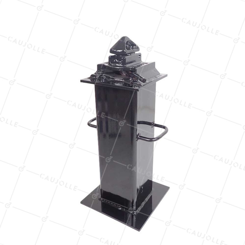 PIED FIXE DE RÉHAUSSE 500MM AVEC TWIST-LOCK – SÉCURISEZ ET SURÉLEVEZ VOS CONTENEURS