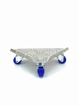 PLATEAU A ROULETTES D'ANGLE POUR DEPLACER DES ARMOIRES CHARGE 70 KG UNITAIRE