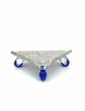 PLATEAU A ROULETTES D'ANGLE POUR DEPLACER DES ARMOIRES CHARGE 70 KG UNITAIRE