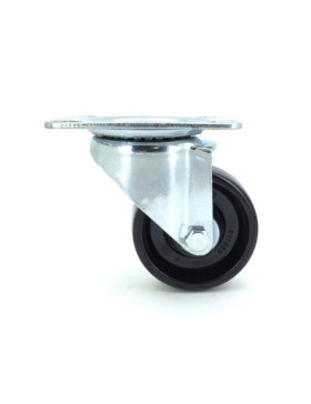 Castor wheel high temperatures 270° 80 mm diameter with swivel plate phenolic resin roller 2