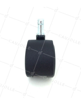 ROULETTE DE CHAISE À CLIPSER DIAMÈTRE 50 MM À TIGE LISSE DE 10 MM CHARGE 50 KG - S49TL 50/10