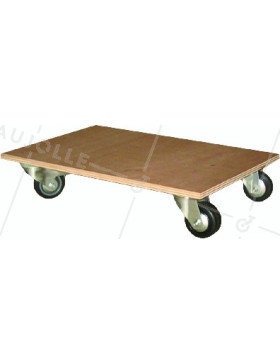 plateau roulant en bois 400X600