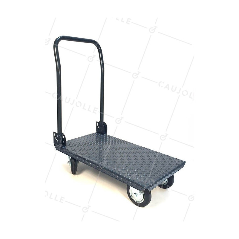 CHARIOT DE MANUTENTION PLIABLE EN ACIER PLATEAU DE 805X445 MM CHARGE 400 KG