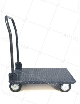 CHARIOT DE MANUTENTION PLIABLE EN ACIER PLATEAU DE 805X445 MM CHARGE 400 KG