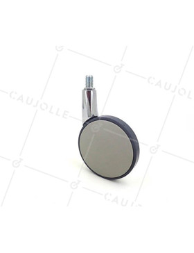 ROULETTE À TIGE FILETÉE DESIGN DIAMÈTRE 80 MM CHARGE 25 KG - S45TF