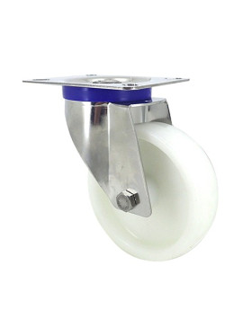 STAINLESS STEEL swivel castor wheel 100 mm diameter nylon 1