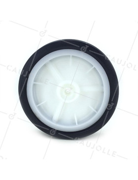 LAWNMOWER WHEEL 150 MM DIAMETER 12 MM BORE