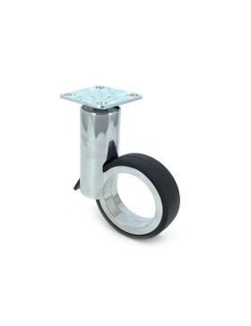 Modern design castor wheel GRAVITY 65P CHROME-PLATED