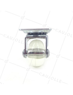 Transparent castor wheel CRYSTAL TR35 P