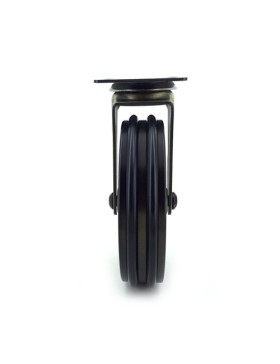 Castor RETRO DESIGN IN GOLD ALUMINUM DIAMETER 125 MM LOAD 70KG - GOLDSTYL125P