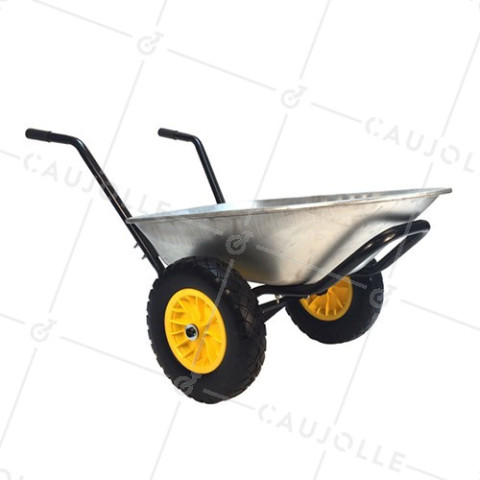 BROUETTE TOUT TERRAIN À DEUX ROUES INCREVABLES CHARGE 120 KG • Caujolle