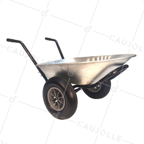 BROUETTE À 2 ROUES GONFLABLES CHARGE 120 KG • Caujolle