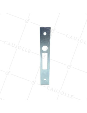 Counter plate or strike plate for door lock in steel  2