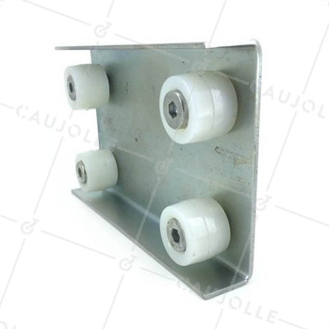 GUIDE POUR PORTAIL COULISSANT DE 40 MM À 44 MM DE LARGEUR • Caujolle