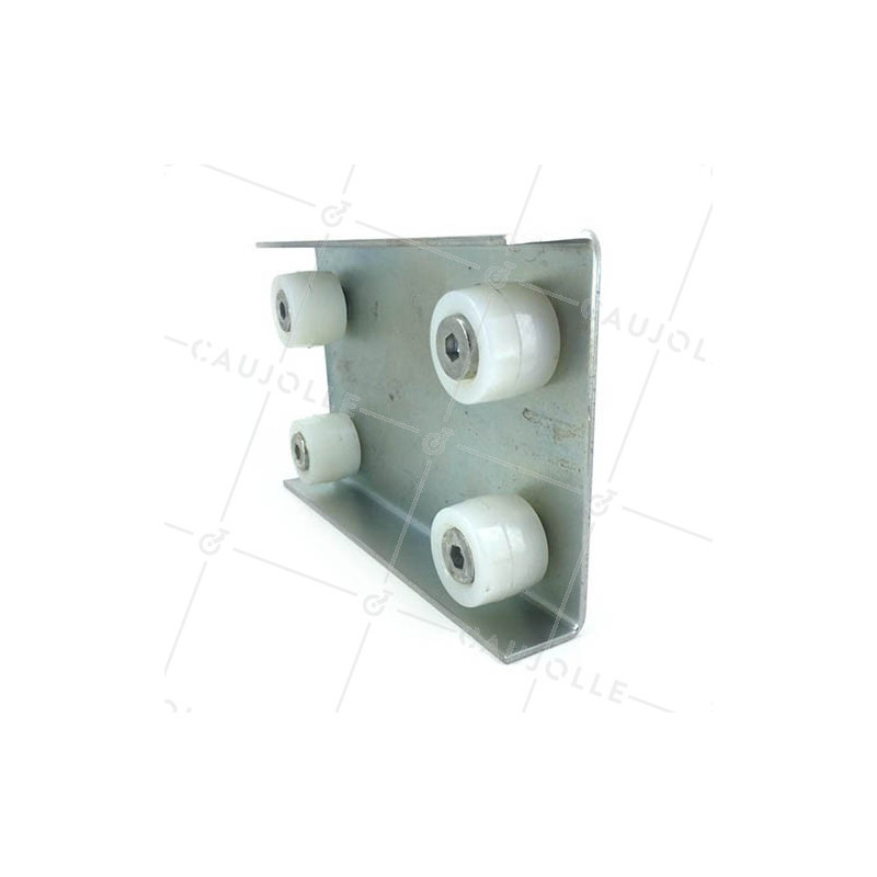 GUIDE POUR PORTAIL COULISSANT DE 40 MM À 44 MM DE LARGEUR