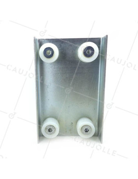 GUIDE POUR PORTAIL COULISSANT DE 40 MM À 44 MM DE LARGEUR