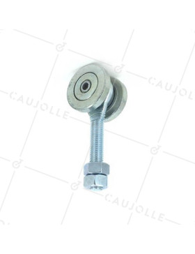 CHARIOT 2 GALETS POUR PORTAIL SUSPENDU DE 100 KG - MOYEN 4.4.4 • Caujolle