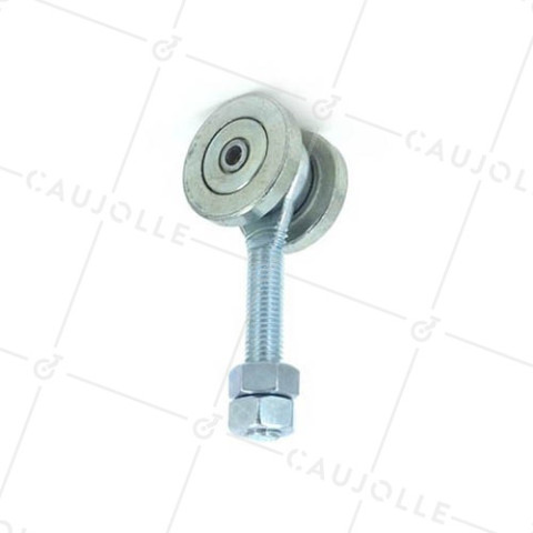 CHARIOT 2 GALETS POUR PORTAIL SUSPENDU DE 100 KG - MOYEN 4.4.4 • Caujolle