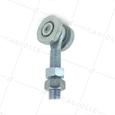 CHARIOT 2 GALETS POUR PORTAIL SUSPENDU DE 100KG - GRAND 4.5.4 • Caujolle