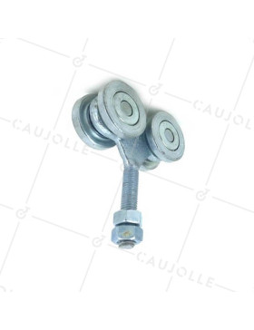 CHARIOT 4 GALETS POUR PORTE COULISSANTE SUSPENDUE DE 325KG - MOYEN 4.4.4 • Caujolle