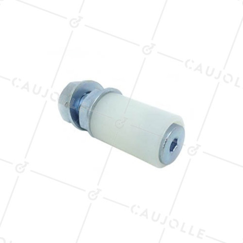 Guide roller NYLON GUIDE FOR SLIDING GATE DIAMETER 26 MM LENGTH 40 MM WITH 14 MM BOLT - OL2640 • Caujolle