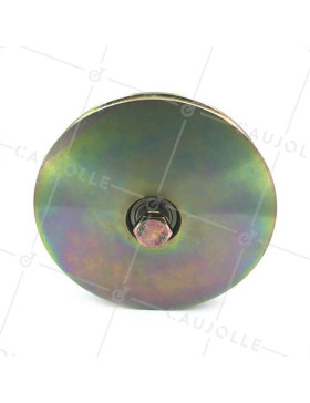 ROUE DE PORTAIL COULISSANT À GORGE RONDE ÉTROITE DE 17 MM ET DIAMÈTRE 160 MM