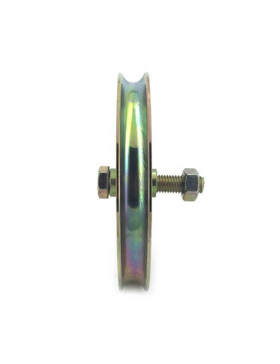 ROUE DE PORTAIL COULISSANT À GORGE RONDE ÉTROITE DE 17 MM ET DIAMÈTRE 160 MM