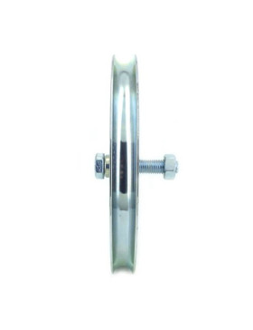 ROUE DE PORTAIL COULISSANT À GORGE RONDE ÉTROITE DE 16 MM ET DIAMÈTRE 200 MM