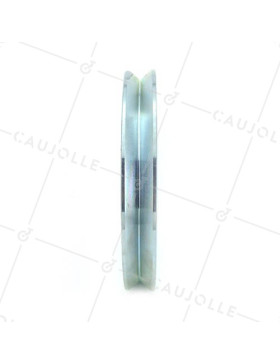 GALET DE PORTAIL ÉTROIT À GORGE TRIANGULAIRE DIAMÈTRE 160