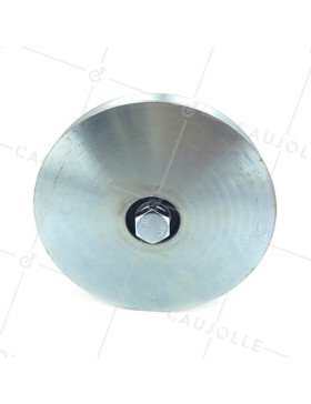 GALET DE PORTAIL ÉTROIT À GORGE TRIANGULAIRE DIAMÈTRE 160