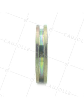NARROW GROOVED DOOR ROLLER SQUARE 120 MM DIAMETER