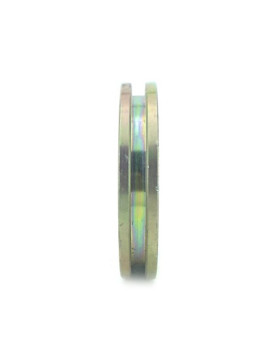GALET DE PORTAIL ÉTROIT À GORGE CARRÉE DE 8 MM ET DIAMÈTRE 120 MM