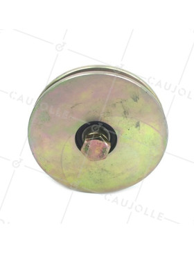 NARROW GROOVED DOOR ROLLER SQUARE 120 MM DIAMETER