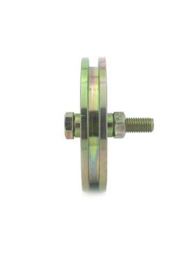 NARROW GROOVED DOOR ROLLER SQUARE 120 MM DIAMETER